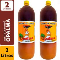 Azeite De Dênde 2 Litros OPalma Garrafa Kit com 2 Unidades Azeite De Dênde 2 Litros OPalma Garrafa Kit com 2 Unidades
