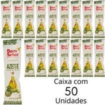 Azeite De Oliva Bom Sabor Em Sachê 4ml Caixa Com 50 Unidades Para Saladas Restaurante e Pousada Azeite De Oliva Bom Sabor Em Sachê 4ml Caixa Com 50 Unidades Para Saladas Restaurante e Pousada