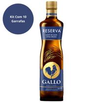 Azeite De Oliva Extra Virgem Reserva Gallo 500ml Kit Com 10
