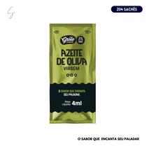 Azeite de Oliva Extra Virgem Sachê Caixa C/204 Unidades - Grilo Alimentos