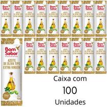 Azeite Extra Virgem Em Sachês Bom Sabor Stick 4ml Caixa com 100 Un Para Legumes Saladas Vegetais