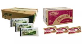 Azeite Oliva Sachê Grilo 204 Unidades + Vinagre Sachê Ruah 180 Unidades