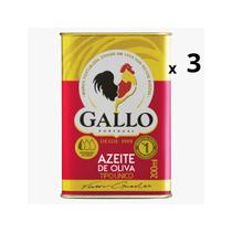 Azeite Oliva Tipo Unico Lata Gallo 200ml - 3 Unidade Azeite Oliva Tipo Unico Lata Gallo 200ml - 3 Unidade