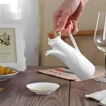 Azeiteiro em Cerâmica Branco com Alça Oasis 250ml Azeiteiro em Cerâmica Branco com Alça Oasis 250ml