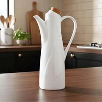 Azeiteiro Oasis Cerâmica Textura com Alça 250ml Hauskraft Azeiteiro Oasis Cerâmica Textura com Alça 250ml Hauskraft