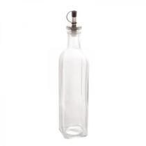 Azeiteiro Vidro 510ml Lyor Tampa Plástica Preta Vedação Azeiteiro Vidro 510ml Lyor Tampa Plástica Preta Vedação
