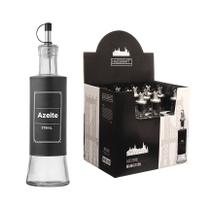 Azeiteiro Vidro Manhattan 310Ml Cor: Preto - Utilika Distribuidora