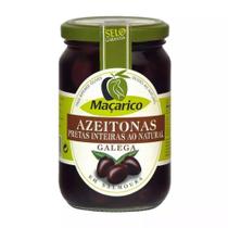 Azeitona Galega Preta Natural Maçarico 210g