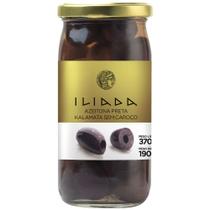 Azeitona Preta Kalamata Sem Caroço Iliada 370g