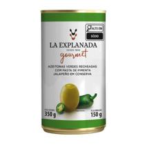 Azeitona Recheada com Pasta de Jalapeño La Explanada 150g Azeitona Recheada com Pasta de Jalapeño La Explanada 150g