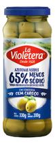 Azeitona Verde Com Caroço La Violetera Menos Sódio 200g