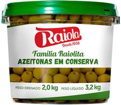 Azeitona Verde Descaroçada 2kg