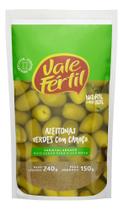 Azeitona Verde Em Conserva Arauco Com Caroço Vale Fértil Sachê 150g