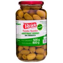 Azeitona Verde Família Raiolita Raiola 800g