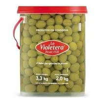 Azeitona Verde Média La Violetera 2kg 20/24 Azeitona Verde Média La Violetera 2kg 20/24