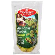 Azeitona Verde s/ Caroço 160g - 24 unidades - La Violetera