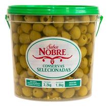 Azeitona Verde Sem Caroço Sabor Nobre Balde 2kg