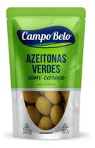 Azeitonas Verdes Em Conserva Com Caroço Campo Belo 300g