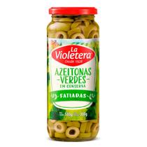 Azeitonas Verdes Em Conserva Fatiadas La Violetera 320g