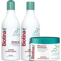 Azenka Biotina - Kit de Crescimento Trio (3 Produtos) Azenka Biotina - Kit de Crescimento Trio (3 Produtos)