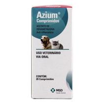 Azium 20 comp MSD Anti-inflamatório Cães e Gatos