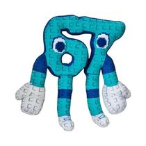 Azul Número Brinquedo De Pelúcia Anime Game Steal a Brainrot, Presente Fofo Para Crianças No Natal E