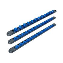 Azul Vermelho 360 graus Organizador De Soquetes Giratório Em ABS 1/4 3/8 1/2 Polegadas Ferramentas De