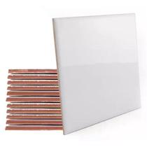 Azulejo 15X15 cm de Cerâmica Branco Eliane Brilho Para Personalizar c/ Sublimação