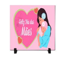 Azulejo 15x15 Feliz dia das Mães Decoração - Hot Cloud Shop