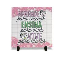 Azulejo 15x15cm Personalizado dia dos Professores
