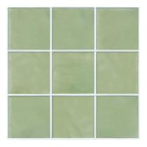 Azulejo de Parede 3D PVC Commomy - Verde Sage Fosco (30x30cm - 10 Unidades)