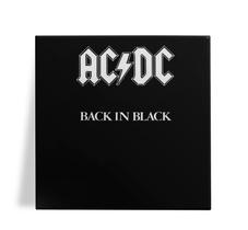 Azulejo Decorativo AC DC Back in Black 15x15 Azulejo Decorativo AC DC Back in Black 15x15