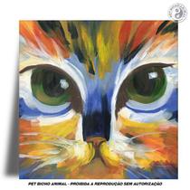 Azulejo Decorativo - Arte de um Gato - PET BICHO ANIMAL