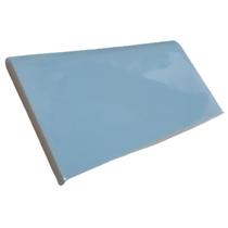 Azulejo Filetes De Acabamento Cerâmica Terminal Azul Ceu Kit 10 peças - PROCER