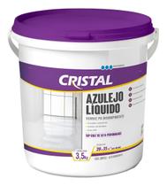 Azulejo Líquido Cristal Fosco Impermeável Alta Resistência UV 3,6kg Azulejo Líquido Cristal Fosco Impermeável Alta Resistência UV 3,6kg