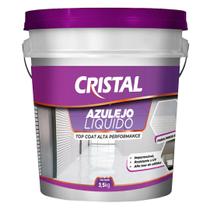Azulejo Liquido Cristal Sem Precisar Quebrar 3,5KG Brilhante Branco