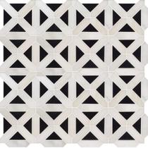 Azulejo MSI Mármore Polido com Padrão Geométrico Retrô 30x30 cm Azulejo MSI Mármore Polido com Padrão Geométrico Retrô 30x30 cm