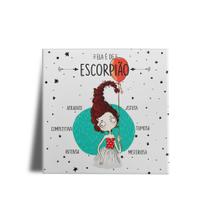 Azulejo Personalizado Ela é de Escorpião - Canequeiro Store