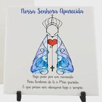 Azulejo personalizado Nossa senhora aparecida 20x20 - metalnox