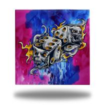Azulejo Quadro Decorativo Pop Art 15x15 cm + Suporte - RYLLO