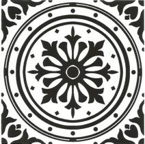 Azulejos Colonial Português em Porcelana decorativos black on kit com 12 peças