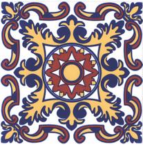 Azulejos Colonial Português em porcelana kit com 12 peças - Eliane