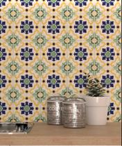 Azulejos Colonial Português em porcelana Porto Kit com 10 peças 15,4x15,4 cm cada peça