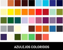 Azulejos Coloridos para Mosaico kit com 10 peças -Cecrisa 3mm