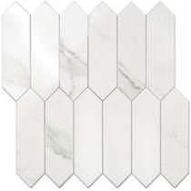 Azulejos de parede Vamos Tile Glossy White Marble 32,5x32,5 cm 10 folhas Azulejos de parede Vamos Tile Glossy White Marble 32,5x32,5 cm 10 folhas