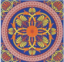 Azulejos Decorativos Mandala kit com 10 peças Azulejos Decorativos Mandala kit com 10 peças