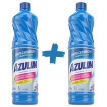 Azulim Limpa Cerâmica Pisos Lavanda 1L Remove Encardido Terra Sujeiras Manchas Uso Doméstico