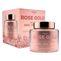 AZURE Rose Gold Metallic Sparkling Peel Off Moisturizing Face Mask - Reduz Rugas, Linhas Finas & Cicatrizes de Acne Remove Blackheads & Dirt and Oil Reparos Desigualto Tom de Pele - 150mL