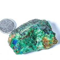 Azurita Bruta Pedra Natural na Matriz Malaquita 50 a 99mm Azurita Bruta Pedra Natural na Matriz Malaquita 50 a 99mm