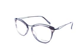 Azzaro - armação para óculos feminina em acetato com detalhes e hastes em metal ref az30285.